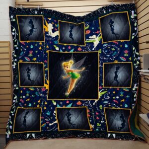 Tinker Bell In Night Quilt V3  Quilt